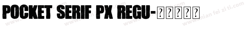 Pocket Serif Px Regu字体转换